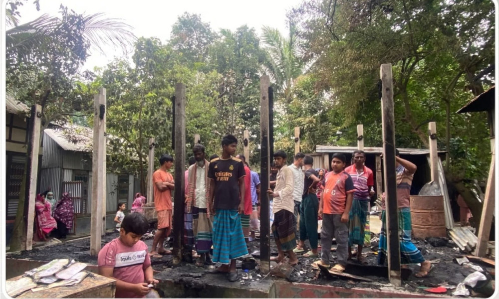 দোহারে আগুনে দম্পতির মৃত্যু