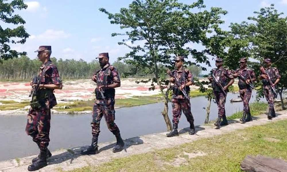 কুড়িগ্রাম সীমান্তে বিজিবির সর্বোচ্চ সতর্কতা