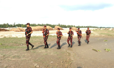 কুড়িগ্রাম সীমান্তে বিজিবির কড়া নজরদারি