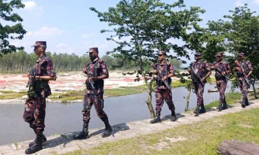 কুড়িগ্রাম সীমান্তে বিজিবির সর্বোচ্চ সতর্কতা