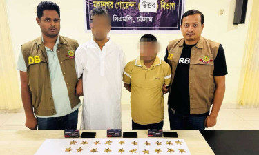 ১৫০ রাউন্ড ভারতীয় গুলিসহ ২ অস্ত্র ব্যবসায়ী গ্রেপ্তার