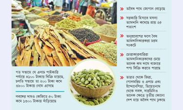 মসলার দাম কমল খাতুনগঞ্জে