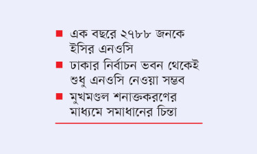 এনআইডিতে আঙুলের ছাপ না মেলায় দুর্ভোগ বাড়ছে