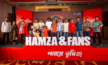 রবির উদ্যোগে হামজা চৌধুরীর সঙ্গে দেখা করার সুযোগ পেলেন ভক্তরা