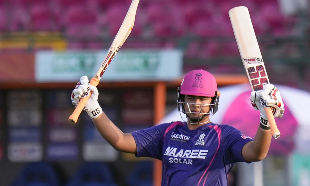 ‘ছক্কার রাজা’ বৈভবের দ্রুততম ছক্কার ‘সেঞ্চুরি’