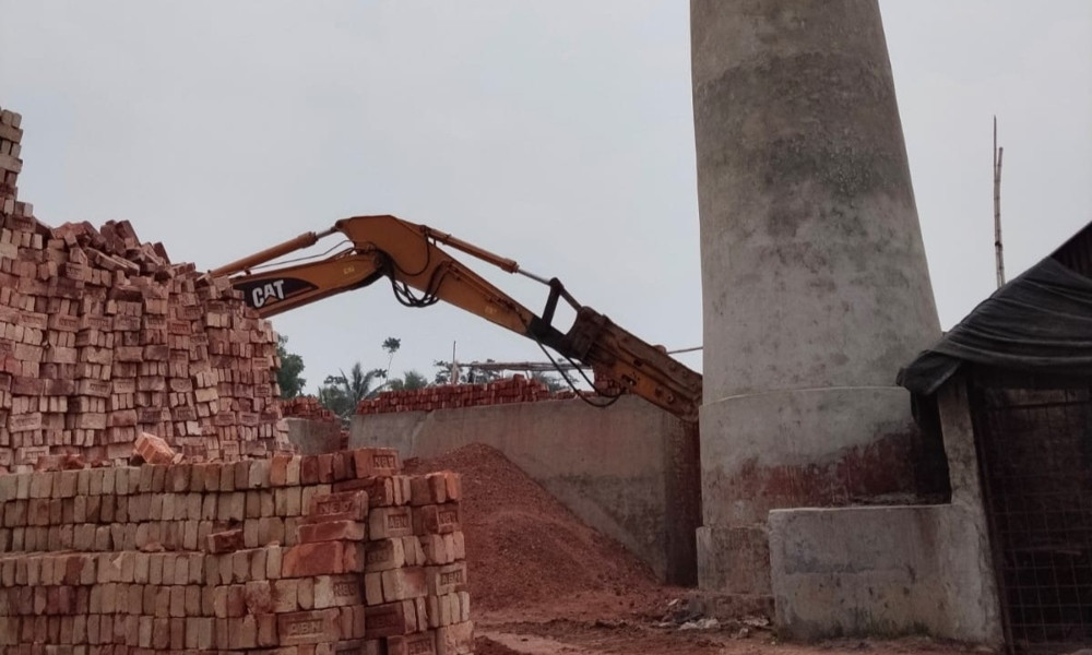 সাভারে এক ইটভাটার কার্যক্রম বন্ধ ঘোষণা