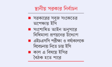 উপজেলা ও পৌরসভা নির্বাচন আগে হতে পারে