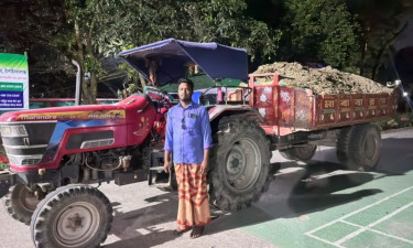 চাঁপাইনবাবগঞ্জে কৃষিজমি থেকে মাটি কাটার দায়ে এক ব্যক্তিকে জরিমানা