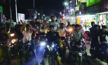 নিষিদ্ধ ছাত্রলীগের পোস্টারিংয়ের প্রতিবাদে মেহেরপুরে ছাত্রদলের বিক্ষোভ