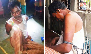 জামালপুরে ৪ সন্তানের জনককে গাছে বেঁধে নির্যাতনের অভিযোগ
