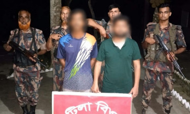 বাংলাদেশে অনুপ্রবেশচেষ্টা, মহেশপুর সীমান্তে আটক ২