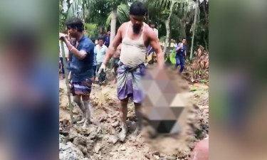 দুই বছর পর পুকুর খুঁড়ে উদ্ধার মা-ছেলের কঙ্কাল, গ্রেপ্তার ৩