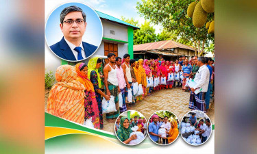 ৫ হাজার অসহায় মানুষের মুখে হাসি ফোটালেন প্রতিমন্ত্রী মীর শাহে আলম