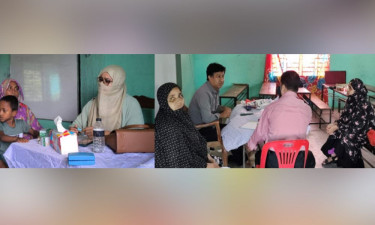 বুড়িচংয়ে চার শতাধিক অসহায় মানুষকে বিনা মূল্যে চিকিৎসাসেবা