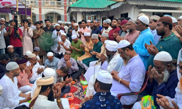 ভোলায় তোফায়েল আহমেদের মাগফিরাত কামনায় দোয়া মাহফিল