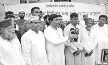 উত্তরা ১৬ নম্বর সেক্টরে মসজিদের জন্য জমি বরাদ্দের দাবিতে সমাবেশ