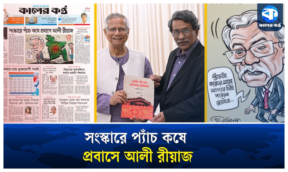 সংস্কারের প্যাঁচ কষে প্রবাসে আলী রীয়াজ