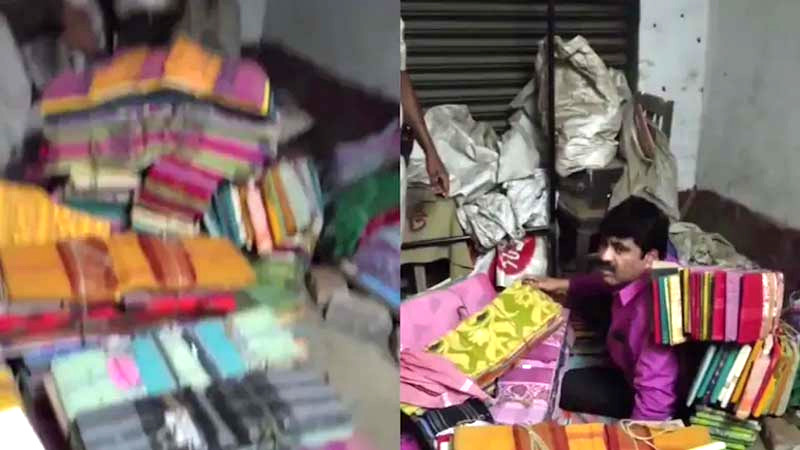 শাড়ির নিচে লুকিয়েও শেষরক্ষা হলো না তৃণমূল নেতার