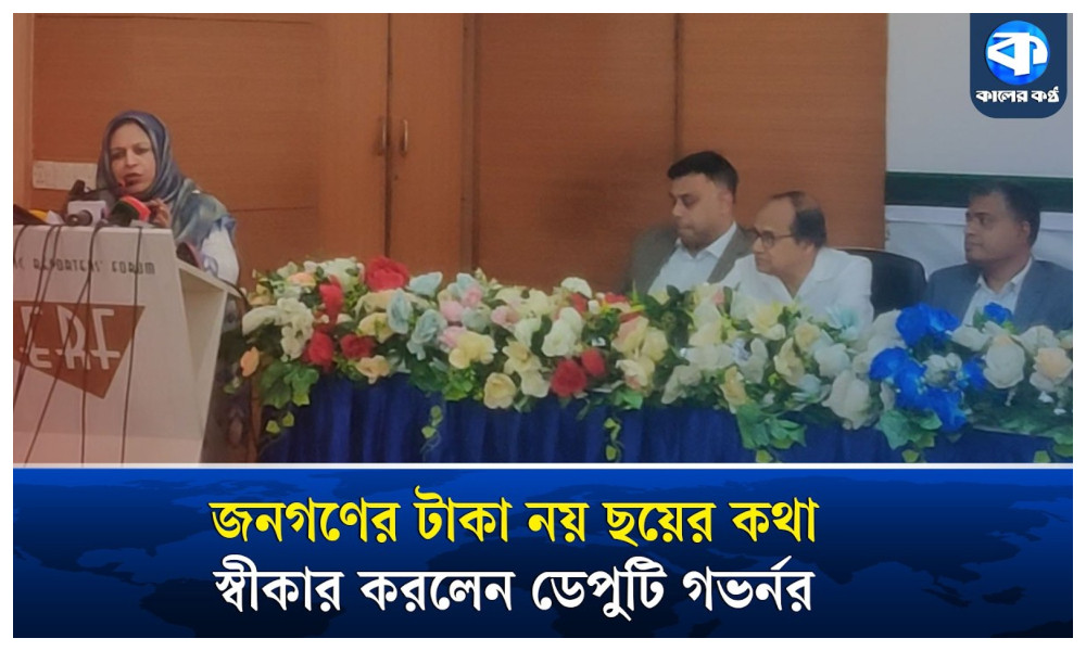 স্বার্থরক্ষায় জনগণের টাকা নয়ছয় করা হয়েছে : ডেপুটি গভর্নর
