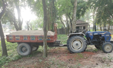 টাঙ্গন নদী থেকে অবৈধভাবে বালু উত্তোলন, দুজনের কারাদণ্ড