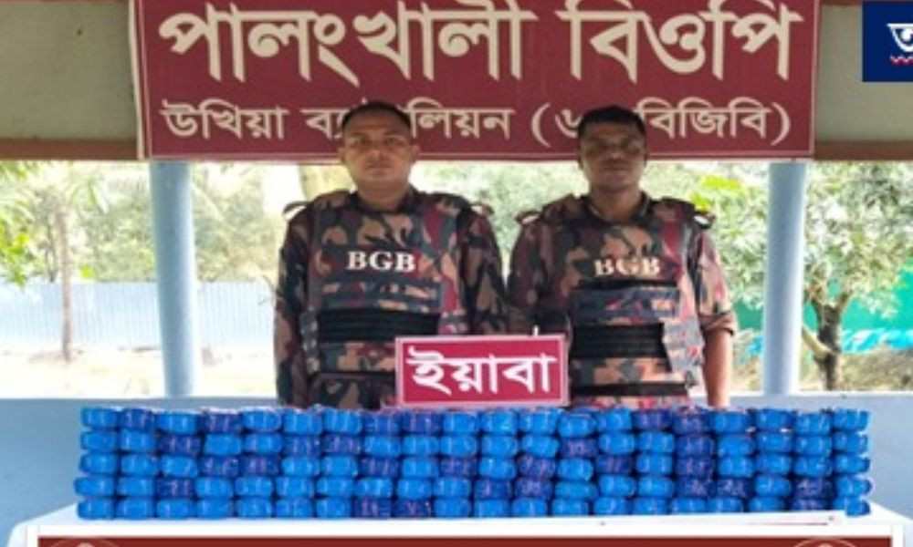 উখিয়ায় সাড়ে ৫ লাখ পিস ইয়াবা উদ্ধার