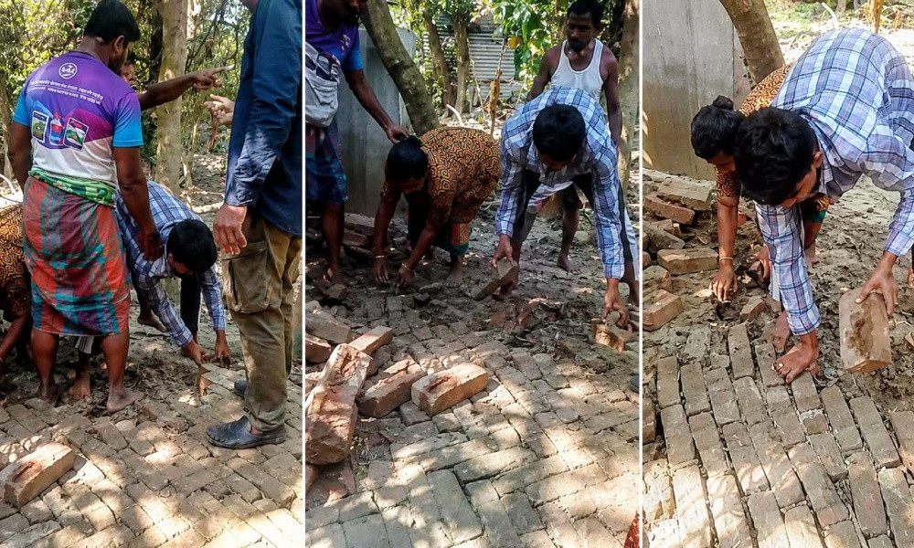 বুড়িচংয়ে রাস্তার ইট তুলে নেওয়ায় জনদুর্ভোগ, তদন্তের নির্দেশ দিলেন ইউএনও