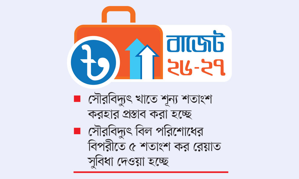 জ্বালানি নিরাপত্তায় সৌরবিদ্যুৎ খাতে আসছে বড় প্রণোদনা