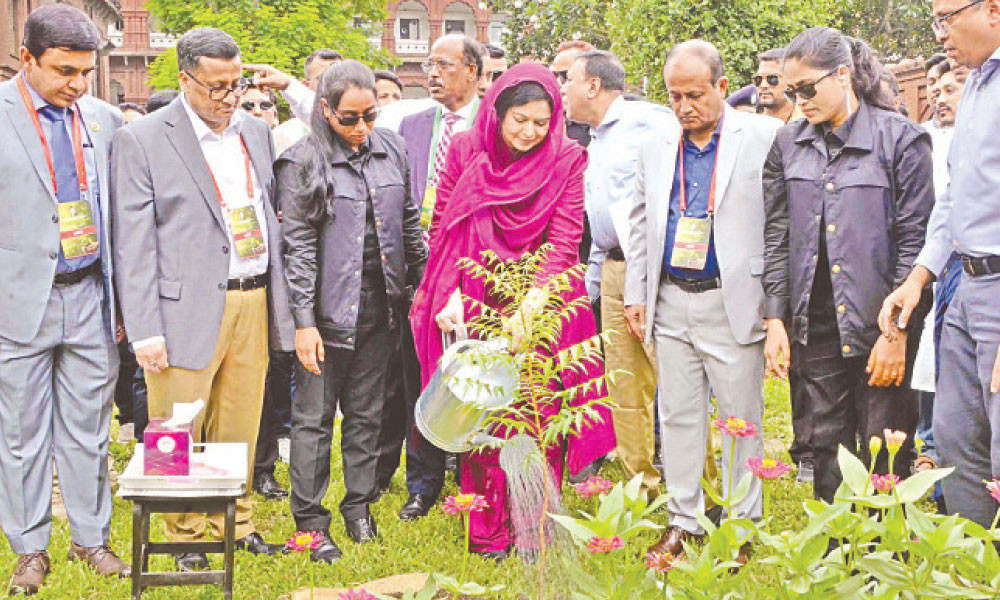 বৃক্ষরোপণের মাধ্যমে বাসযোগ্য পৃথিবী গড়ার আহবান ডা. জুবাইদার