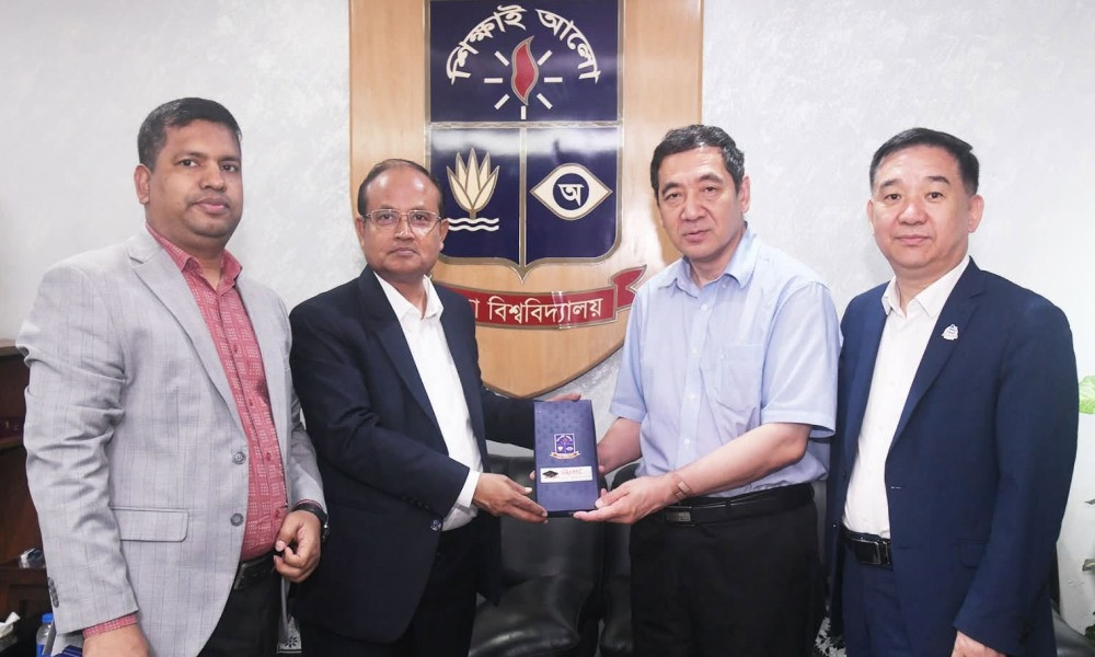 ঢাবি উপাচার্যের সঙ্গে চীনা প্রতিনিধিদলের সাক্ষাৎ