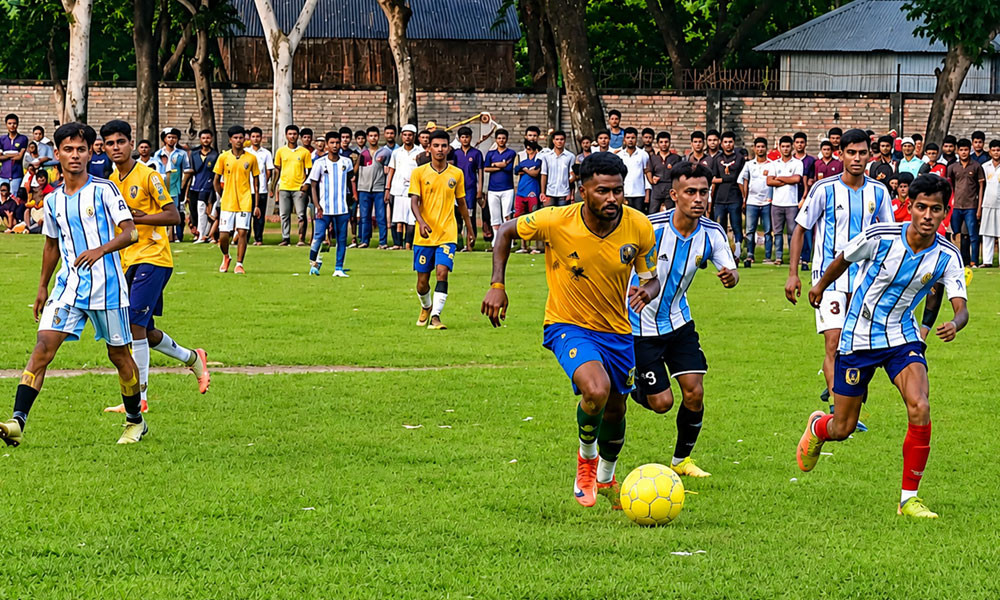 জামালপুরে আর্জেন্টিনাকে ৫ গোলে হারাল ব্রাজিল