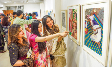 রং, রেখা ও কল্পনায় আঁকা তরুণ শিল্পীদের হাজারো গল্প