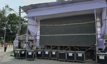 বিদ্যুৎ বাঁচাতে পটুয়াখালীতে বড় পর্দায় বিশ্বকাপ খেলা দেখা বন্ধ