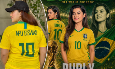 ব্রাজিলপ্রেমে বিভেদ ভুলে এক কাতারে অপু-বুবলী
