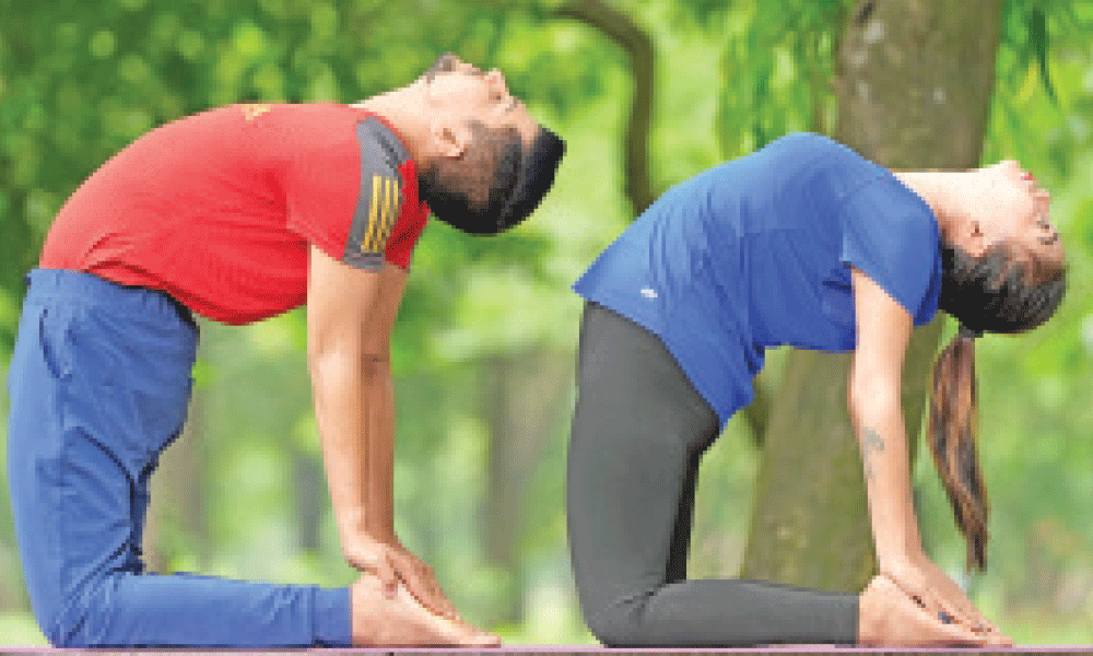 যোগে ভালো থাকুক শরীর