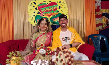 প্রেমের টানে আরব আমিরাত থেকে জাজিরায় যুবক, আবদ্ধ হলেন বিয়ের বন্ধনে