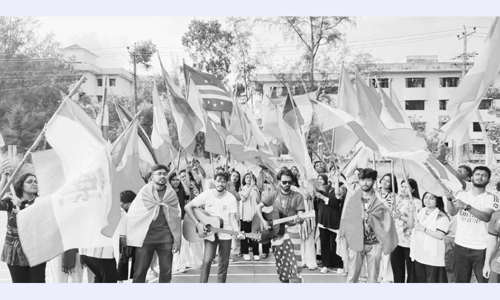 বিশ্বকাপের উত্তাপ ক্যাম্পাসে