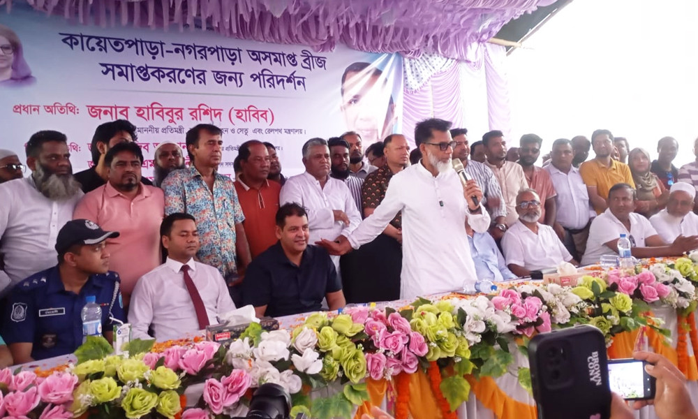 প্রতিশ্রুতি অনুযায়ী দেশের যোগাযোগ ব্যবস্থা উন্নত করবে সরকার