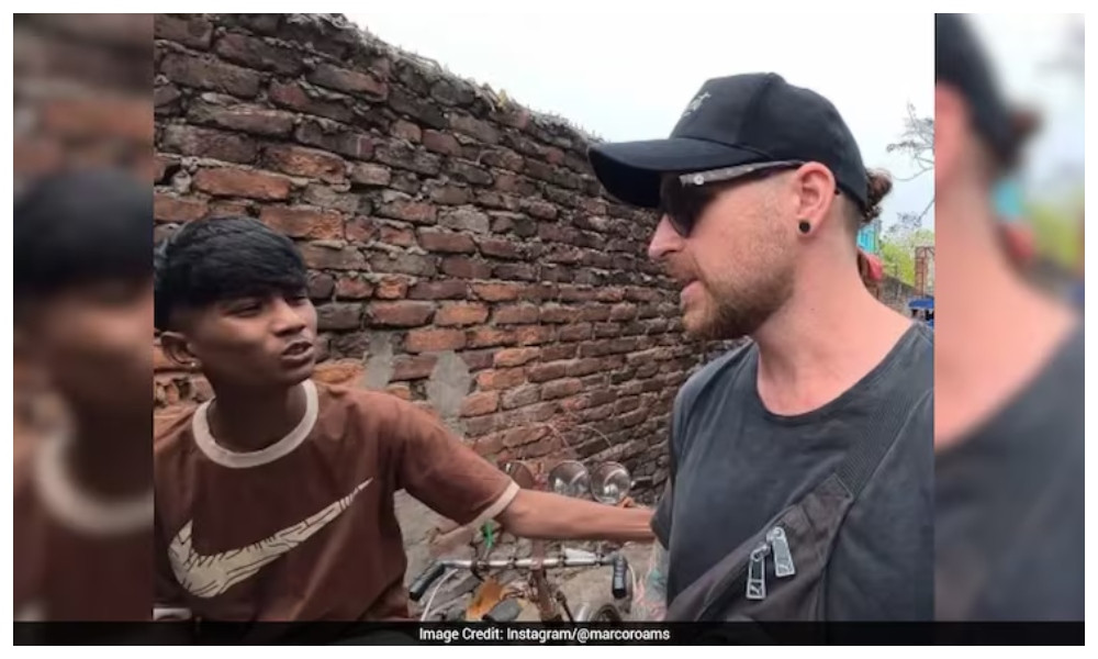‘আমাকে এখানে চুমু দাও’— তরুণের আবদারে বিব্রত পর্যটক