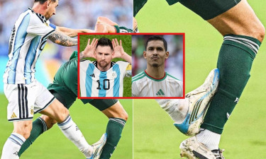 ‘আমার পা ভেঙে গেলেও মেসি কার্ড পেত না’ : আলজেরিয়া ডিফেন্ডার