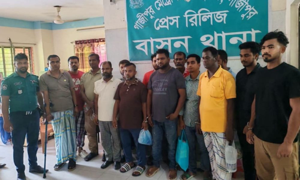 গাজীপুরে নিষিদ্ধ যুবলীগের মিছিল থেকে পুলিশকে হত্যার হুমকি, গ্রেপ্তার ২৬