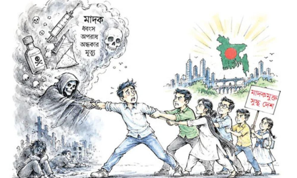 মাদকের বিরুদ্ধে যুদ্ধ সরকারের অ্যাসিড টেস্ট