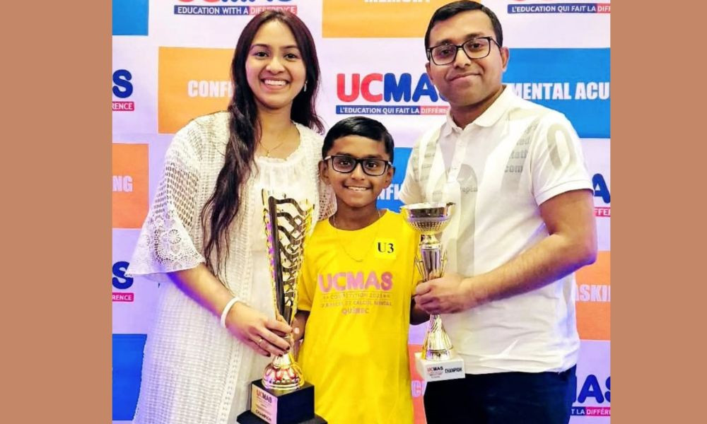 কানাডায় ইউসিএমএএস ‘গ্র্যান্ড চ্যাম্পিয়ন’ বাংলাদেশি শিক্ষার্থী কুশল সাহা