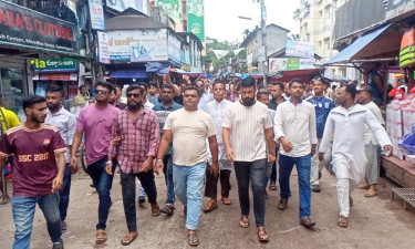 সুনামগঞ্জে আ. লীগের নৈরাজ্যের প্রতিবাদে বিএনপির অঙ্গসংগঠনের বিক্ষোভ