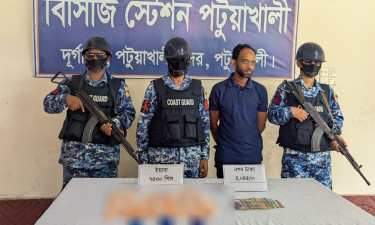পটুয়াখালীতে বিপুল ইয়াবা-নগদ অর্থসহ আটক ১