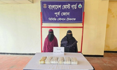 টেকনাফে ৬০ হাজার পিস ইয়াবাসহ ২ নারী আটক