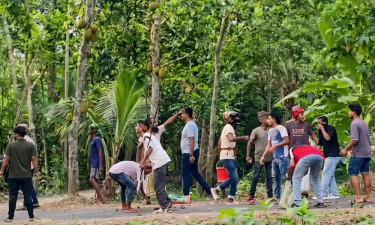 মাদারীপুরে দুই পক্ষের সংঘর্ষে অর্ধশত ককটেল বিস্ফোরণ, আহত ৪