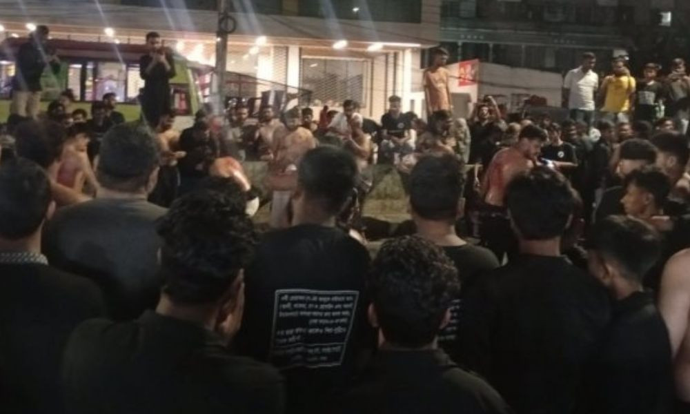 আশুরার প্রথম প্রহরে রাজধানীতে ‘ইয়া হোসাইন’ ধ্বনিতে শোকের মাতম