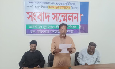 শিক্ষককে জুতাপেটার অভিযোগ অস্বীকার করে সেই বিএনপি নেতার পাল্টা সংবাদ সম্মেলন