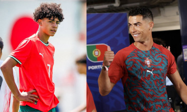 ২০৩০ বিশ্বকাপে বাবার সঙ্গে খেলতে চান রোনালদোর ছেলে