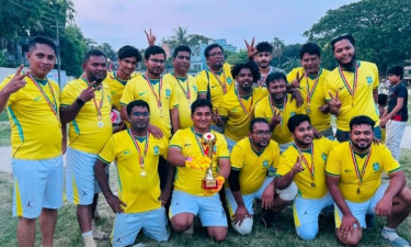 কেরানীগঞ্জে সাংবাদিকদের প্রীতি ফুটবল ম্যাচে ব্রাজিলের জয়
